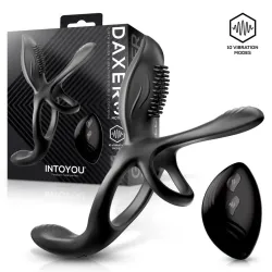 Daxer Doble Anillo para el Pene con Estimulador de Clítoris