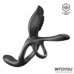 Daxer Doble Anillo para el Pene con Estimulador de Clítoris