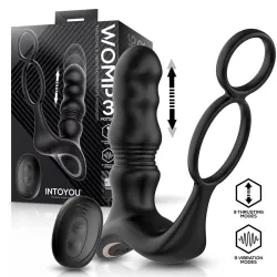 Womp Masajeador Prostático con Vibración, Thrusting y Control Remoto
