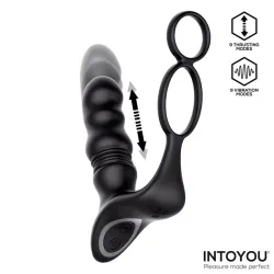 Womp Masajeador Prostático con Vibración, Thrusting y Control Remoto