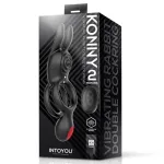 Konny Anillo Vibrador Doble con Conejito y Control Remoto