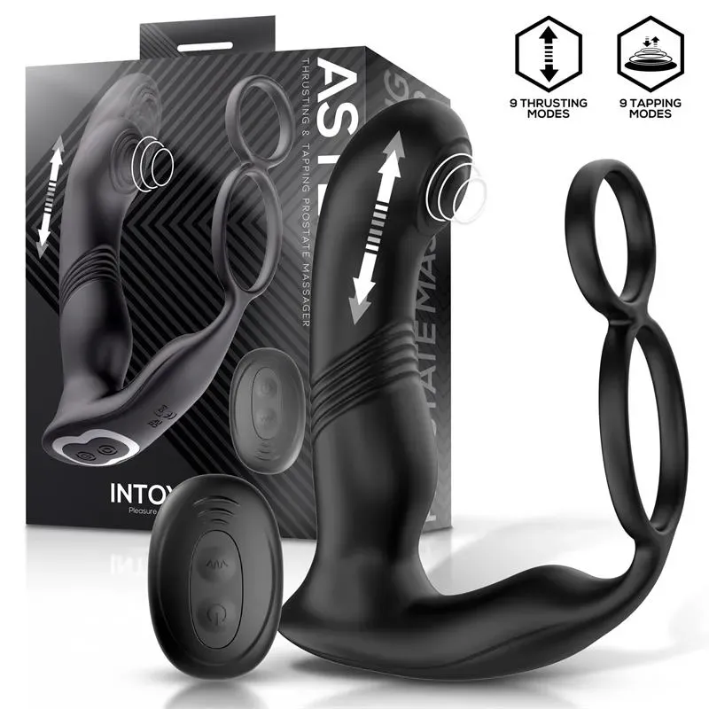 Astex Masajeador Prostático con Thrusting y Tapping – Anal