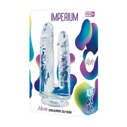 Imperium Dildo Doble Jelly Transparente