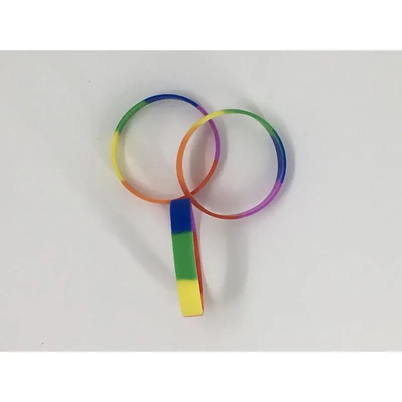Pulsera de Silicona Bandera LGBT+ – línea LGBT+