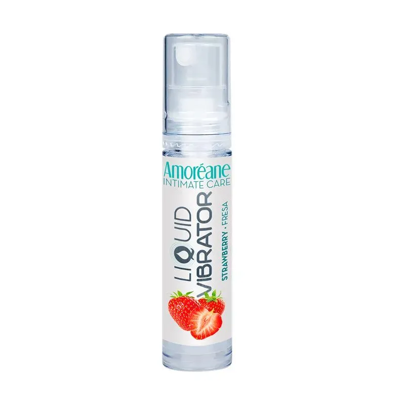 Vibrador Líquido Base Agua Fresa 10 ml – Base de Agua