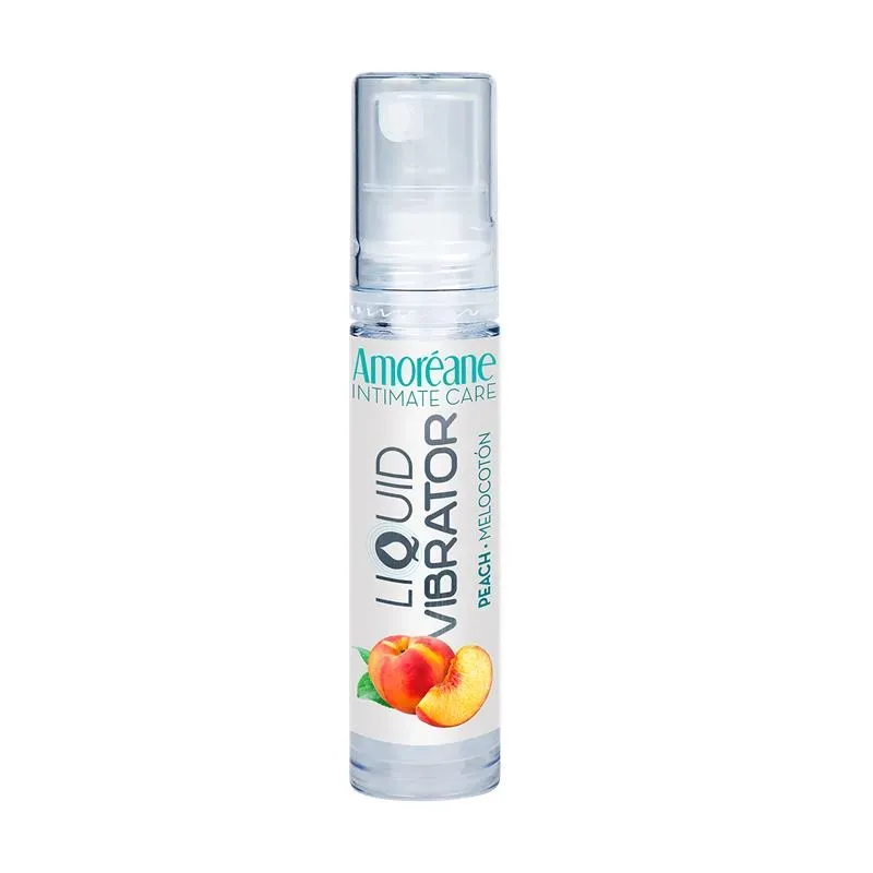 Vibrador Líquido Base Agua Melocotón 10 ml – Base de Agua