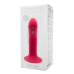 Dildo Doble Densidad Vibración Hitsens 2 M Rosa