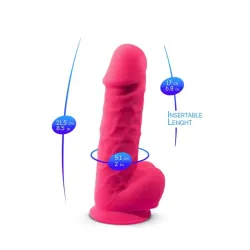 Dildo Dual Density Mod. 1 - 8.5 Rosa