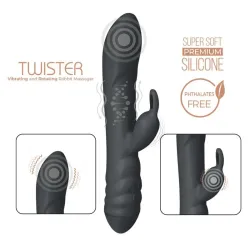 Vibrador con Rotación 360° Twister