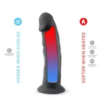 Dildo Dual Density Mod. 2 - 7.5 Negro