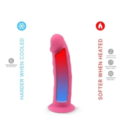 Dildo Dual Density Brilla en la Oscuridad Mod 6