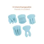 Estimulador Caress Vibración y Rotación Light blue