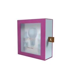 Estimulador Caress Vibración y Rotación Light blue