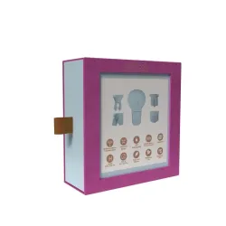 Estimulador Caress Vibración y Rotación Light blue