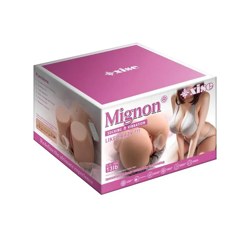 Masturbador Torso Mignon con Vibración y Sucking 6.1 kg – Masturbadores Ella