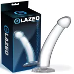 Dildo Curvado Material Cristalino 14 cm