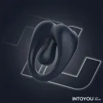 Kenny Anillo Vibrador con Estimulador de Clítoris y APP Azul Oscuro
