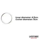 Anillo de Metal Diám. int. 4.5 cm Diám. ext. 5 cm
