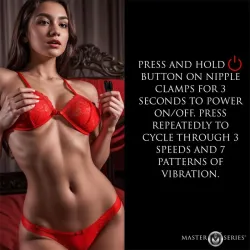Pinzas para Pezones con Vibración