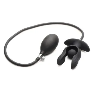 Dark Pearl Plug Anal con Inflado y Vibración con Control Remoto