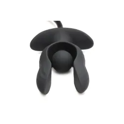 Dark Pearl Plug Anal con Inflado y Vibración con Control Remoto