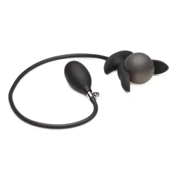Dark Pearl Plug Anal con Inflado y Vibración con Control Remoto