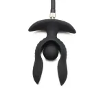Dark Pearl Plug Anal con Inflado y Vibración con Control Remoto