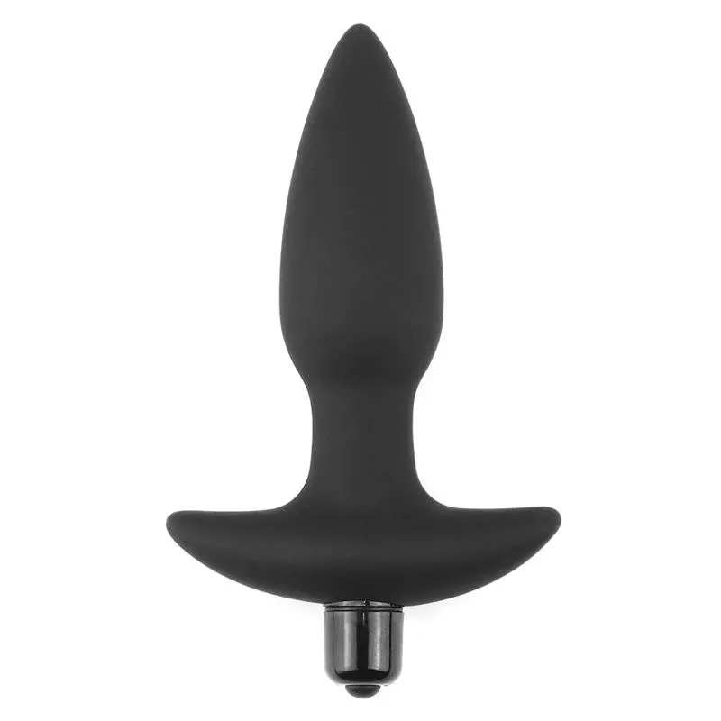 Plug Anal Fantasy Plug con Vibración Negro – Anal