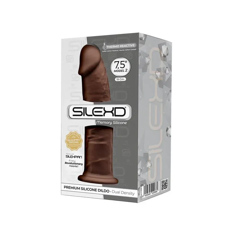 Dildo Dual Density Mod 2 - 7.5 Marrón – Dildos