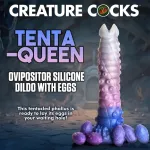 Tenta-Queen Dildo Ovipositor con 6 Huevos