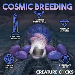 Tenta-Queen Dildo Ovipositor con 6 Huevos