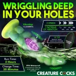 Squirmer Dildo con Thrusting y Vibración Control Remoto Silicona