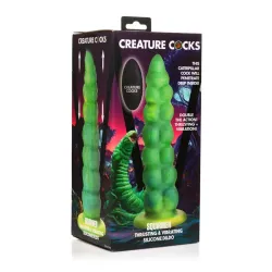 Squirmer Dildo con Thrusting y Vibración Control Remoto Silicona