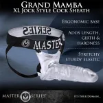 Grand Mamba XL Suspensorio con Dildo Hueco Transparente
