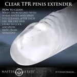 Grand Mamba XL Suspensorio con Dildo Hueco Transparente