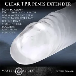 Grand Mamba XL Suspensorio con Dildo Hueco Transparente