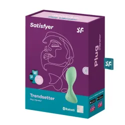 Trendsetter Plug Anal con Vibración y APP Verde Claro
