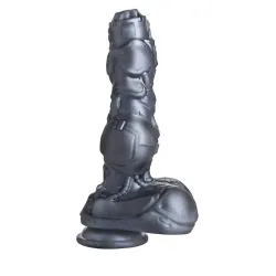 Cyborg Cock Dildo Metal con Thrusting y Vibración