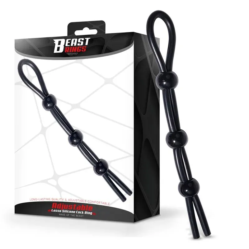 Lasso Anillo para el Pene Silicona Ajustable – Anillos Pene
