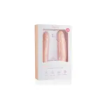 Dildo Doble Flexible Silicona Natural 40 cm