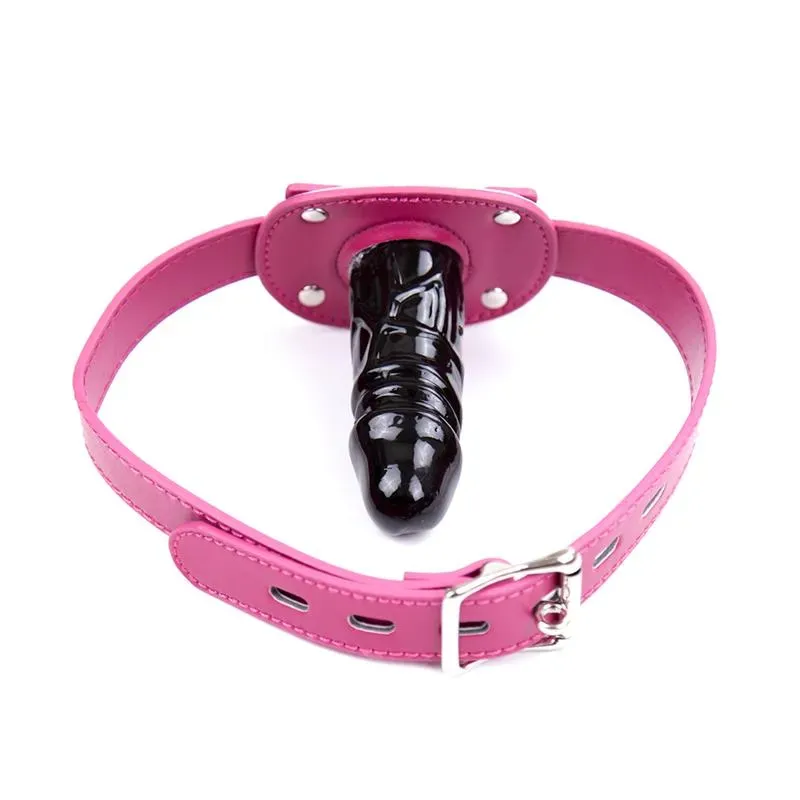 Mordaza de Dildo Ajustable 46-58 cm - Dildo: 10 cm – Mordazas