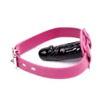 Mordaza de Dildo Ajustable 46-58 cm - Dildo: 10 cm