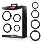 Set de 4 Anillos para el Pene Silicona