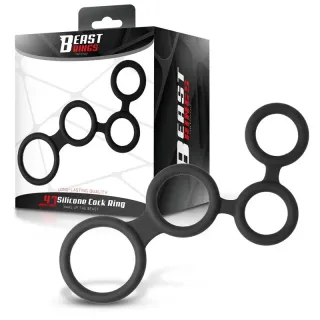 Multi-Anillo para el Pene Silicona 47 mm