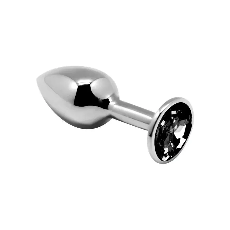 Plug Anal con Joya Negra Talla M – Anal