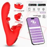 Franky Vibrador con Biting y Bola Rotativa con APP