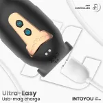 Zonte Masturbador con Rotación y Vibración con App