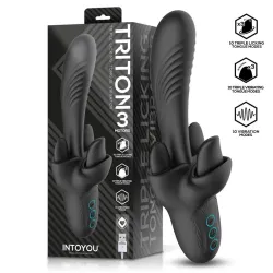 Triton Vibrador Triple Lengua