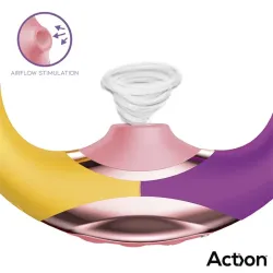 Two Lovers 3 in 1 Vibrador con Finger y Succión
