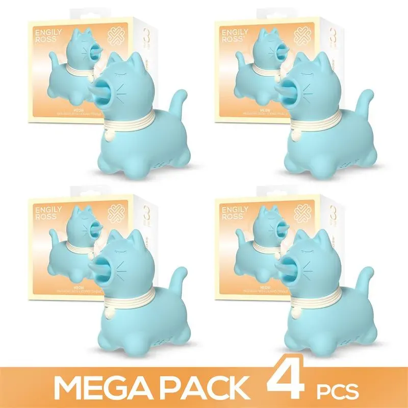 Pack de 4 Meow Masajeador con Lengua Licking – Packs y juegos